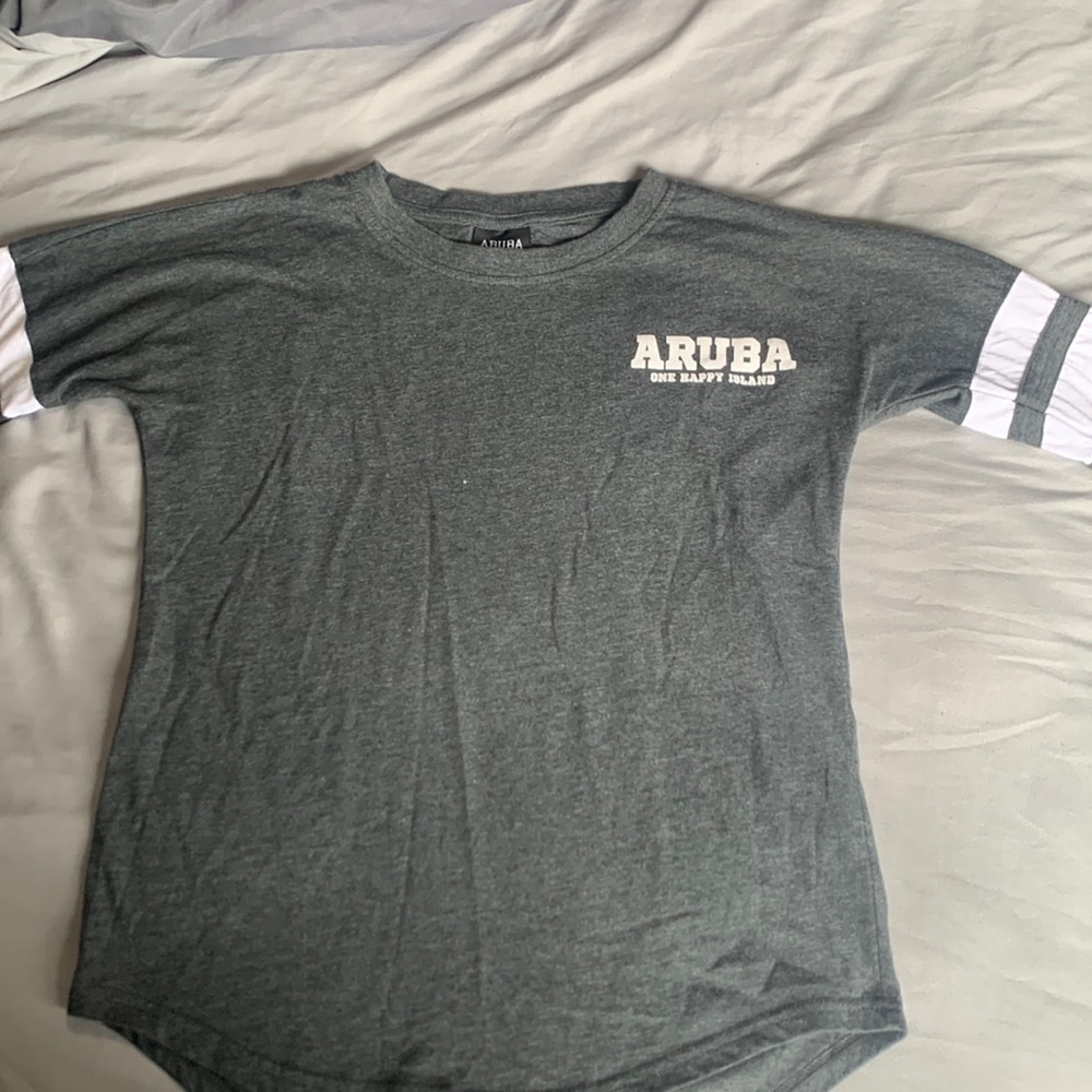 S ARUBA dark grey long sleeve t shirt